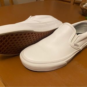 Vans Men’s size 8. Leather. Worn one time for an occasion. Original box